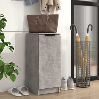 Walplus Shoe Cabinet Concrete Grey 30X35X70 Cm Engineered Wood - image 1