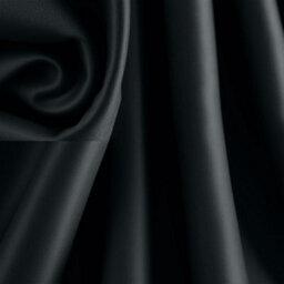 Aspire Homeware Black Plain Blackout Curtain Room Darkening Pencil Pleat Curtain Pair (W)168Cm X (D)137Cm With Tie Back Pair - thumbnail 5