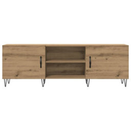Berkfield Sturdy Tv Cabinet Artisan Oak 150X30X50 Cm Engineered Wood - thumbnail 4