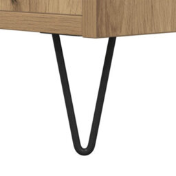 Berkfield Sturdy Tv Cabinet Artisan Oak 150X30X50 Cm Engineered Wood - thumbnail 9