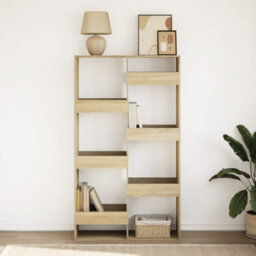 Berkfield Classic Bookcase Sonoma Oak 100X33X175 Cm Engineered Wood - thumbnail 3