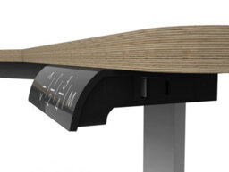 Koble Gino Corner Sit Stand Smart Desk White - thumbnail 3