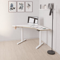 Koble Gino Corner Sit Stand Smart Desk White - thumbnail 7