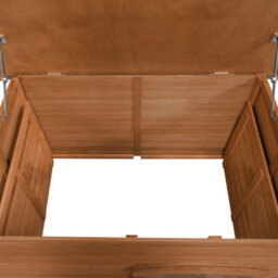 MonsterShop Medium Dog Kennel Wooden Pet House Shelter - thumbnail 8