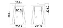 Elstead Walker 2 Light Large Outdoor Wall Lantern Bronze Ip44, E14 - thumbnail 2