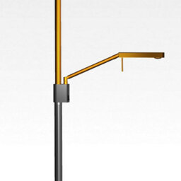 Luminosa Lighting Luminosa Phuket Floor Lamp 2 Light 21W Down 7W Up Led 3000K, 3000Lm, Touch Dimmer, Copper/anthracite - thumbnail 7