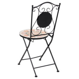 Beliani Set Of 2 Garden Chairs Settala Folding Metal Multicolour - thumbnail 6