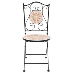 Beliani Set Of 2 Garden Chairs Settala Folding Metal Multicolour - thumbnail 5