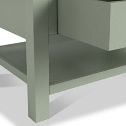 Farro  Sage Coffee Table With Washed Oak Top - By Roseland Furniture - thumbnail 6