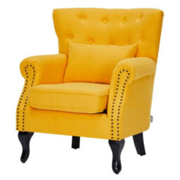 Velvet Armchair  Accent Lounge Chair With Waist Pillow - thumbnail 3
