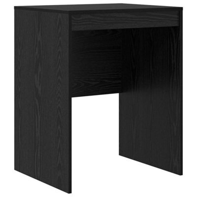 Berkfield Modern Writing Desk Black Oak Engineered Wood 60 X 50 X 76 Cm - image 1