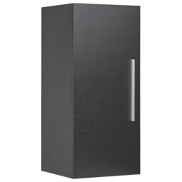 Beliani Bathroom Wall Mounted Cabinet Bilbao 40 Cm Black - thumbnail 1