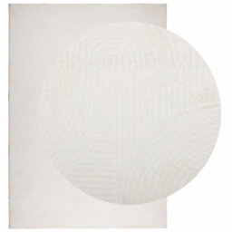 Walplus Rug Iza Short Pile Scandinavian Look Cream 140X200 Cm - thumbnail 3