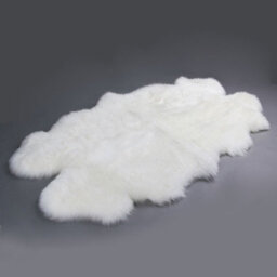 Living And Home White Irregular Super Soft Shaggy Longhair Area Rug Kids Room Decor Chair Sofa Cover Seat Pad 110 X 180 Cm - thumbnail 4