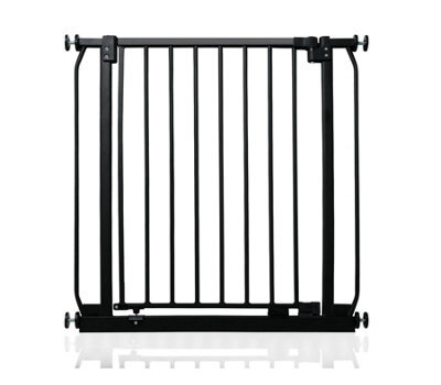 Safetots Elite Pressure Narrow Safety Gate, 65.5Cm - 74.5Cm, Matt Black, Narrow Pressure Fit Stair Gate - image 1
