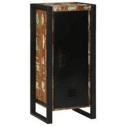 Berkfield Industrial Bathroom Wall Cabinet 40X35X90 Cm Solid Wood Reclaimed - thumbnail 3