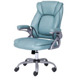 Executive Office Chair With Flip-Up Armrests,  Comfy Ergonomic Computer Chair With Tilt Function For Home Office Working Setup - thumbnail 9
