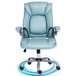 Executive Office Chair With Flip-Up Armrests,  Comfy Ergonomic Computer Chair With Tilt Function For Home Office Working Setup - thumbnail 8