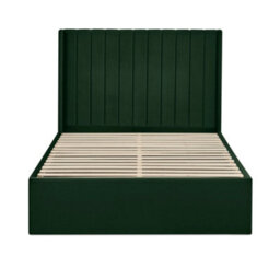 Oakham Coral Bottle Green Dual Storage Door Bed -  Double (135Cm) - thumbnail 4