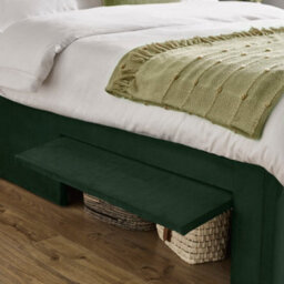 Oakham Coral Bottle Green Dual Storage Door Bed -  Double (135Cm) - thumbnail 7
