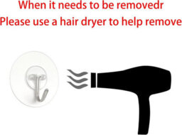 10 Pack Adhesive Hooks, Transparent, For Bathroom Hanging, 15Kg (Max), For Home, Kitchen, Towels - thumbnail 6