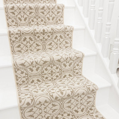 Mosaic Stair Runner - Soft & Durable Carpet Runner For Stairs & Staircases, Multiple Lengths - image 1