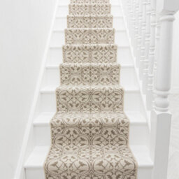 Mosaic Stair Runner - Soft & Durable Carpet Runner For Stairs & Staircases, Multiple Lengths - thumbnail 3