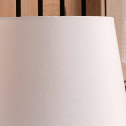 Pacific Lifestyle 35Cm White Tapered Poly Cotton Lampshade For Table Lamps And Floor Lamps - thumbnail 2