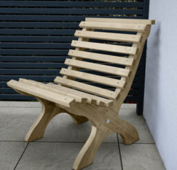 Forest Garden Kuba Wooden Garden Furniture Chair - thumbnail 2