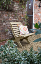 Forest Garden Kuba Wooden Garden Furniture Chair - thumbnail 1