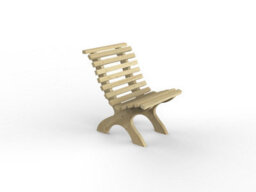 Forest Garden Kuba Wooden Garden Furniture Chair - thumbnail 3