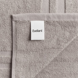 Beliani Set Of 9 Towels Atai Cotton Light Grey - thumbnail 5