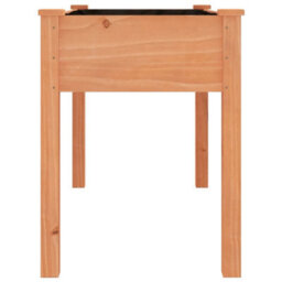 Berkfield Planter With Liner Brown 118X59X76 Cm Solid Wood Fir - thumbnail 5