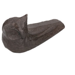 AB Tools Owl Door Stop Cast Iron Doorstop Stopper Wedge Animal House Decoration Bird - thumbnail 2