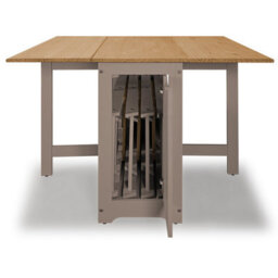 Mews Corona Grey Butterfly Dining Set Santos 4 Seat Folding Drop Leaf Table Solid Mexican Pine - thumbnail 5