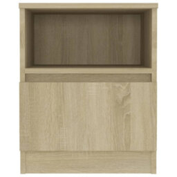 Berkfield Bed Cabinets 2 Pcs Sonoma Oak 40X40X50 Cm Engineered Wood - thumbnail 4