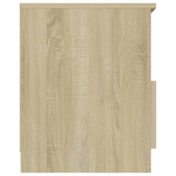 Berkfield Bed Cabinets 2 Pcs Sonoma Oak 40X40X50 Cm Engineered Wood - thumbnail 5