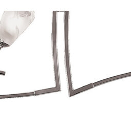 Luminosa Lighting Luminosa Pietra Linear Pendant 2 Arm 6 Light G9, Polished Chrome - thumbnail 5