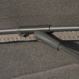 Outsunny 2.5M Round Curved Adjustable Parasol Sun Umbrella Metal Pole Grey - thumbnail 8