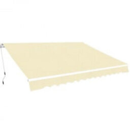 Berkfield Folding Awning Manual Operated 600 Cm Cream