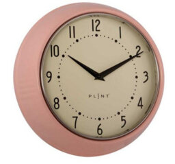 GM Garden & Home Clocks - Metal/glass - L23 X W7 X H23 Cm - Rose Pink