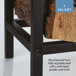 Valiant Fireside Log Storage House Rack For Wood, Kindling And Paper - thumbnail 7