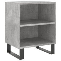 Berkfield Bedside Cabinets 2 Pcs Concrete Grey 40X30X50 Cm Engineered Wood - thumbnail 4