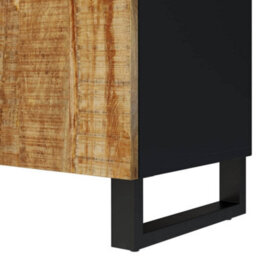 Berkfield Tv Cabinet 105X33.5X46 Cm Solid Wood Mango&engineered Wood - thumbnail 8