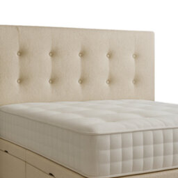 "Urban Textures Luxury 26"" High Eden Boucle Upholstered Bed Headboard - Cream" - thumbnail 1