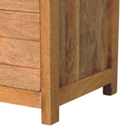 Artisan Furniture Solid Wood Oxford Oak-Ish Storage Bench,  2 Drawers, Light Brown - thumbnail 8