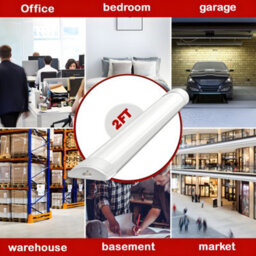 Brightex LED Brightex 2Ft Linkable Led Batten Light 30W 3000 Lumen 600mm Ceiling Mount Slimline Garage Office Workshop Cool White 6500K - thumbnail 5