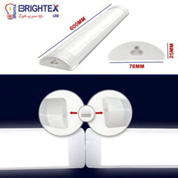 Brightex LED Brightex 2Ft Linkable Led Batten Light 30W 3000 Lumen 600mm Ceiling Mount Slimline Garage Office Workshop Cool White 6500K - thumbnail 2