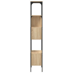 Berkfield Bookcase 5-Tier Sonoma Oak 76X33X188.5 Cm Engineered Wood - thumbnail 6