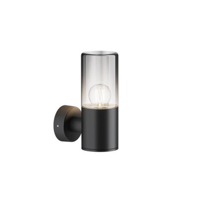 Luminosa Lighting Luminosa Amas Outdoor Modern Wall Lamp Graphite Ip54 1Xe27 - image 1